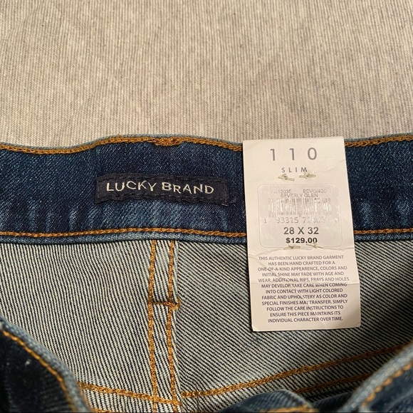 NWT Lucky Brand 110 Slim Beverly Glen Jeans - Picture 9 of 12